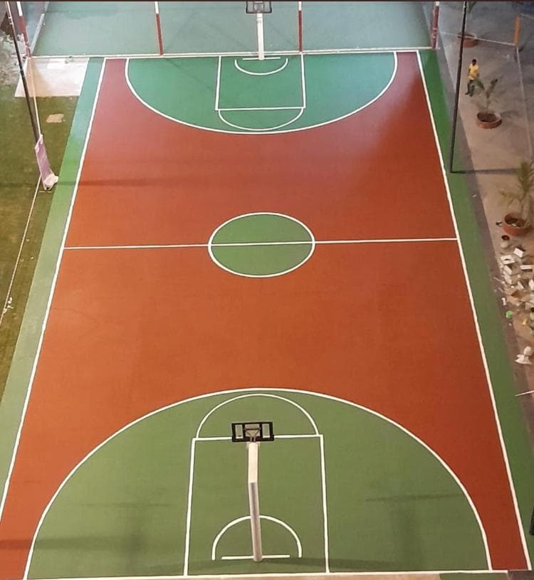 Sports court — PU coating