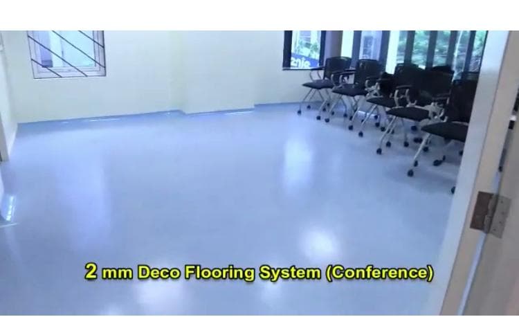 Conference room — 2 mm deco flooring